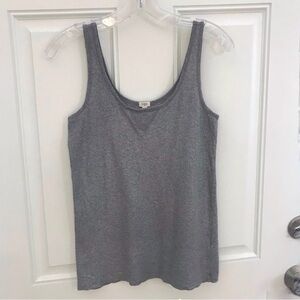 J. CREW Sparkly Gray TANK TOP